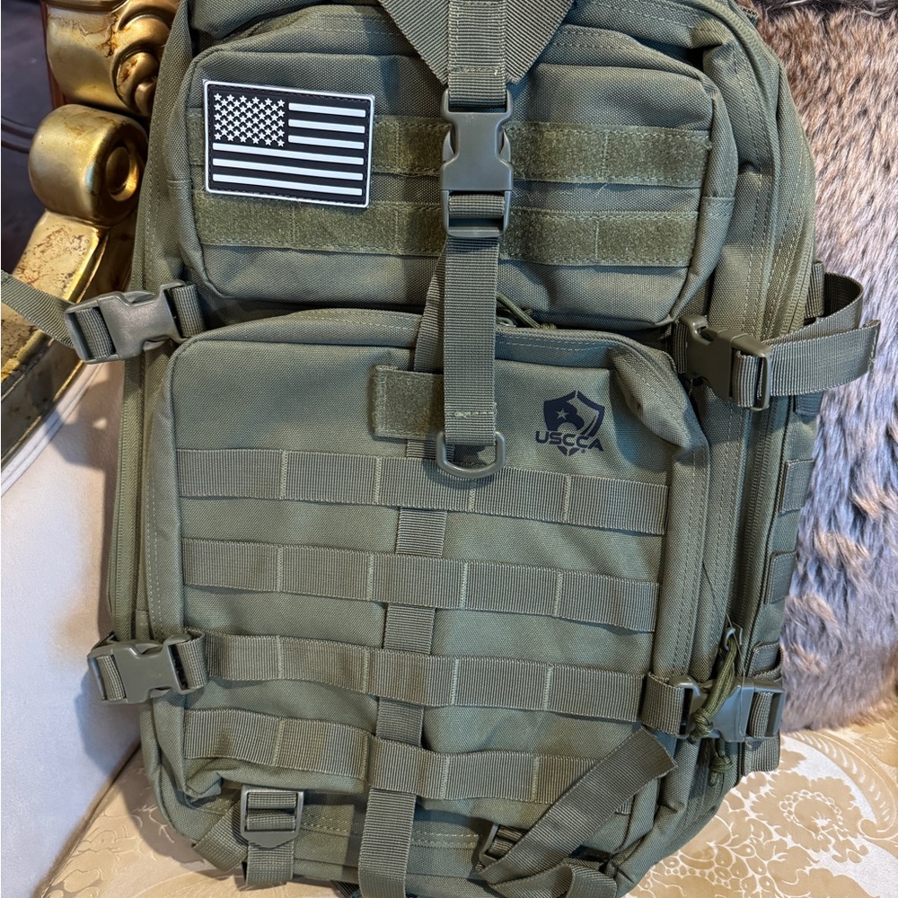 Tactical Backpack in Olive Green
